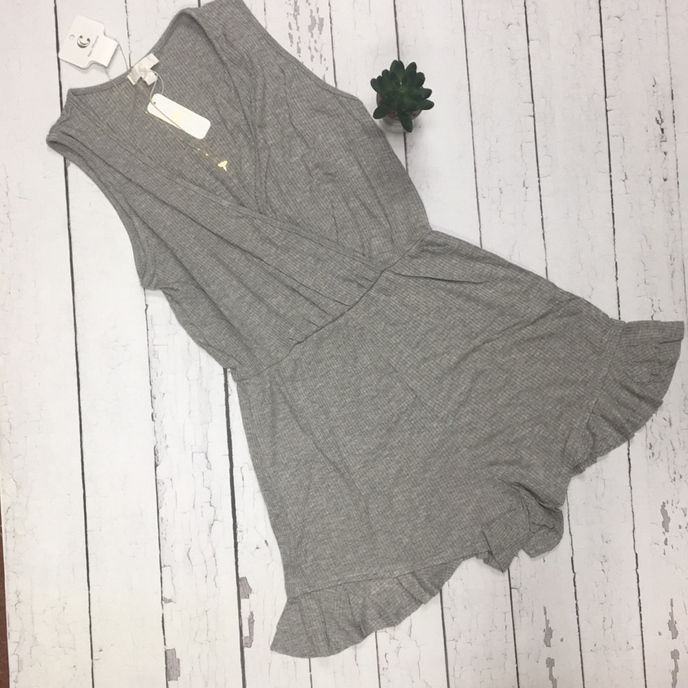 Grey romper with Phoenix necklace